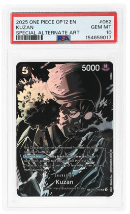 2025 One Piece Legacy of the Master Special Alternate Art Kuzan #OP10082 PSA 10
