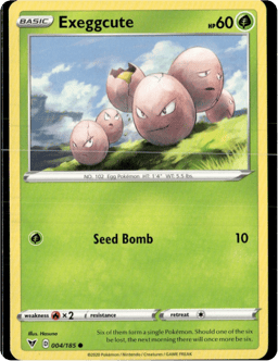 2020 Exeggcute #4 Vivid Voltage