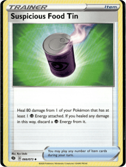 2020 Suspicious Food Tin #66 Champion's Path