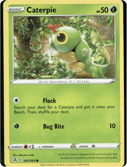 2021 Caterpie #1 Fusion Strike