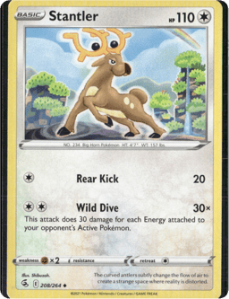 2021 Stantler #208 Fusion Strike