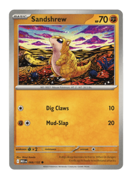 2025 Sandshrew #68 Mega Evolution