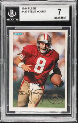 1994 Fleer Steve Young #429 BGS 7