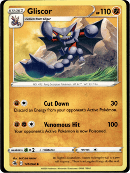 2021 Gliscor #141 Fusion Strike
