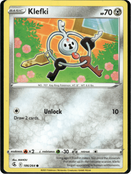 2021 Klefki #186 Fusion Strike