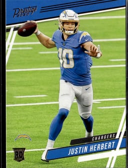 2020 Justin Herbert #303 Chronicles Prestige Rookies Update