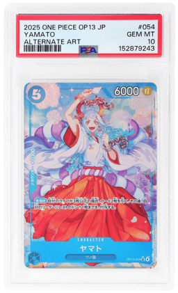 2025 One Piece Card Game Carrying On His Will Japanese Alternate Art Yamato #OP13054 PSA 10