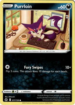 2023 Purrloin #77 Crown Zenith