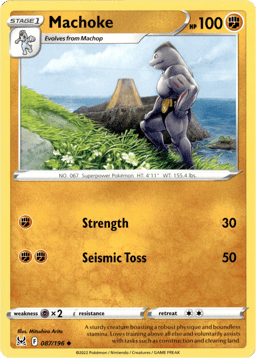 2022 Machoke #87 Lost Origin