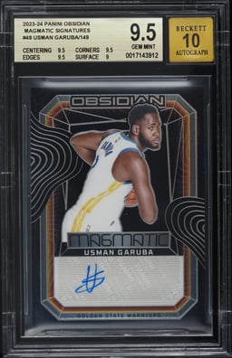 2023 Panini Obsidian Magmatic Usman Garuba AUTO /149 #49 BGS 9.5 GEM MINT