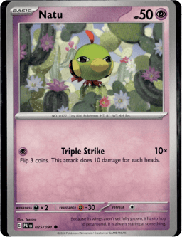 2024 Natu #25 Paldean Fates
