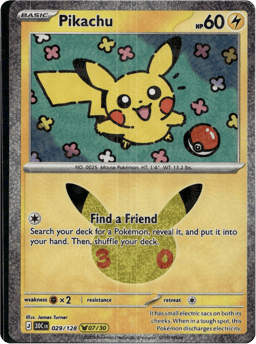 2026 Pikachu #29 30th Celebration