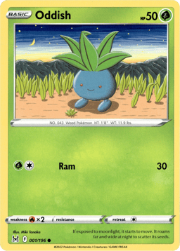 2022 Oddish #1 Lost Origin