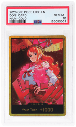 2026 One Piece Heroines Edition Gold Don Card!! Nami PSA 10