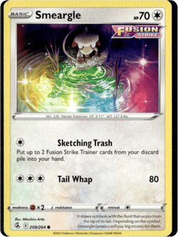 2021 Smeargle #209 Fusion Strike