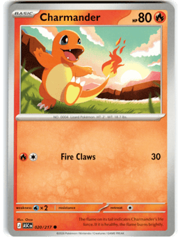 2026 Charmander #20 Ascended Heroes