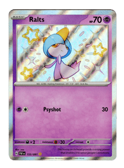 2024 Ralts #153 Paldean Fates