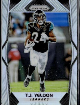 2017 T.J. Yeldon #28 Prizm