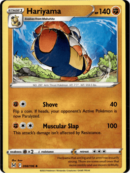 2022 Hariyama #98 Lost Origin