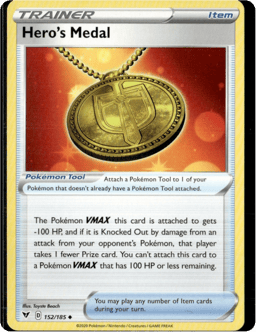 2020 Hero's Medal #152 Vivid Voltage