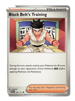 2025 Black Belt's Training #96 Prismatic Evolutions