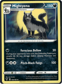 2020 Mightyena #104 Vivid Voltage