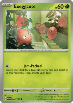 2025 Exeggcute #4 Mega Evolution