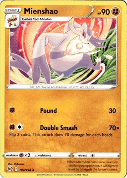 2022 Mienshao #104 Lost Origin