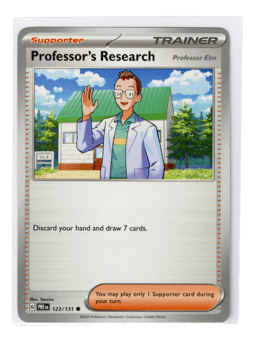 2025 Professor's Research #123 Prismatic Evolutions