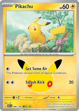 2026 Pikachu #46 30th Celebration