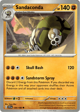 2023 Sandaconda #120 Scarlet & Violet