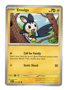 2025 Emolga #29 Black Bolt