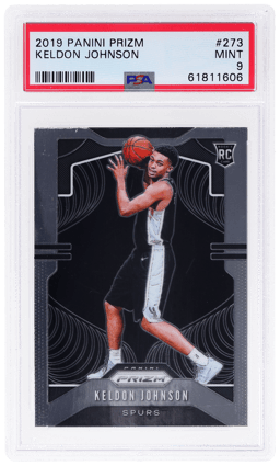 2019 Panini Prizm Keldon Johnson #273 PSA 9