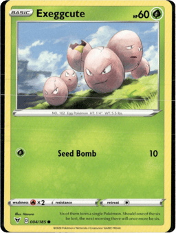 2020 Exeggcute #4 Vivid Voltage