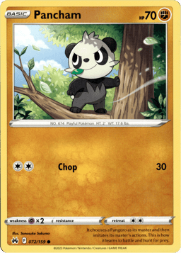 2023 Pancham #72 Crown Zenith