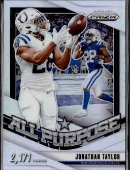 2024 Jonathan Taylor #16 Prizm All Purpose Silver