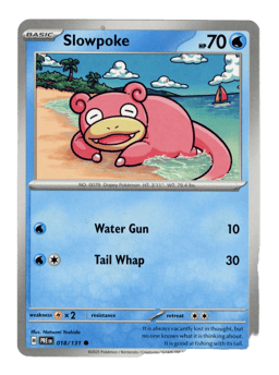 2025 Slowpoke #18 Prismatic Evolutions