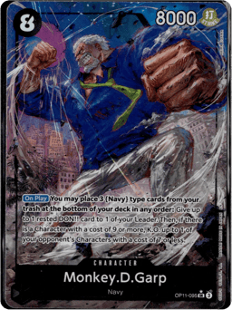 2025 Monkey.D.Garp (altArt) #95 A Fist Of Divine Speed