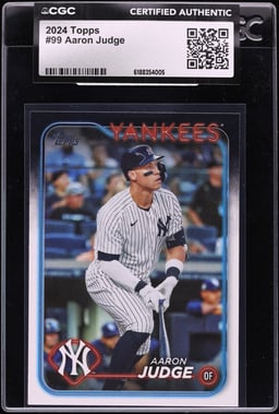 2024 Topps Aaron Judge #99 CGC AUTH