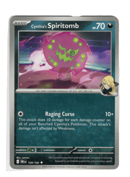 2025 Cynthia's Spiritomb #129 Destined Rivals