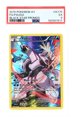 2014 Pokemon XY Black Star Promo Palkia #XY75 PSA 5