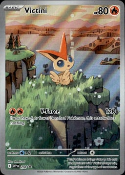 2023 Victini #208 Scarlet & Violet Black Star Promos
