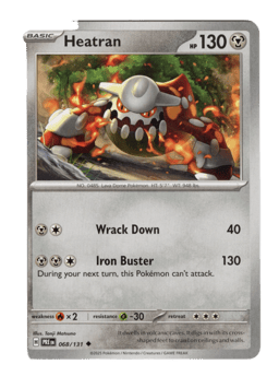 2025 Heatran #68 Prismatic Evolutions