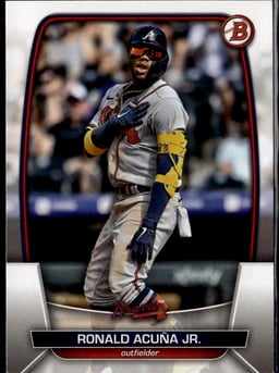 2023 Ronald Acuna Jr. #92 Bowman