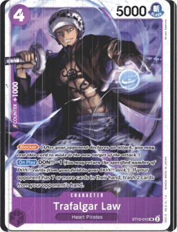 2023 Trafalgar Law (reprint) #10 Ultra Deck: The Three Captains