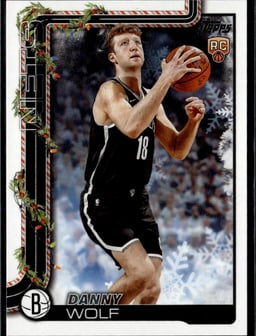 2025 Danny Wolf #H187 Topps Holiday