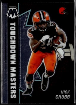 2021 Nick Chubb #TM-7 Mosaic Touchdown Masters