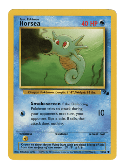 1999 Horsea #49 Fossil Unlimited