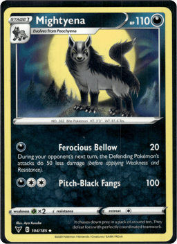 2020 Mightyena #104 Vivid Voltage