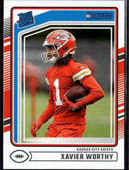 2024 Xavier Worthy #398 Donruss